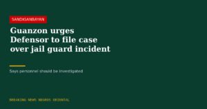 Guanzon Urges Defensor to File Complaint Over Alleged Jail Guard Assault at Sandiganbayan