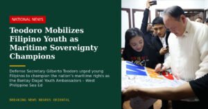 Teodoro Mobilizes Filipino Youth as Maritime Sovereignty Champions
