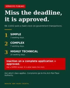 If a government office misses its deadline, your application is approved automatically. That is the law.