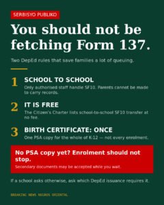 The school cannot make you fetch your child's records — and the birth certificate is asked for once