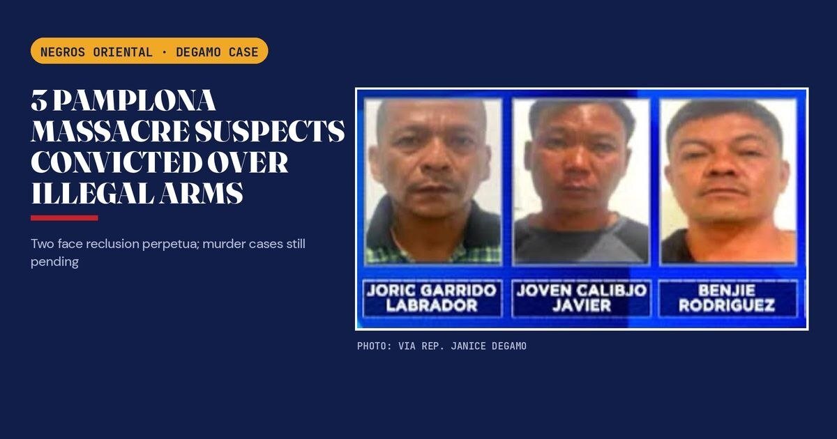 Pamplona Massacre: Three Suspects Found Guilty on Arms Charges 1 Photo courtesy of Rep. Janice Vallega Degamo/Facebook