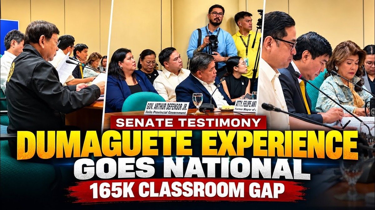 From Dumaguete to a National Classroom Strategy — Senate testimony video thumbnail