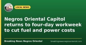 Negros Oriental Capitol returns to four-day workweek to cut fuel and power costs