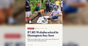 Dumaguete: ₱7.82-M Shabu Seized in Balugo Buy-Bust
