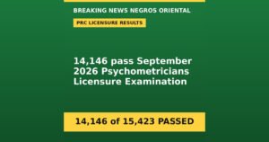 Over 14,000 Psychometricians Pass September 2026 Board Exam
