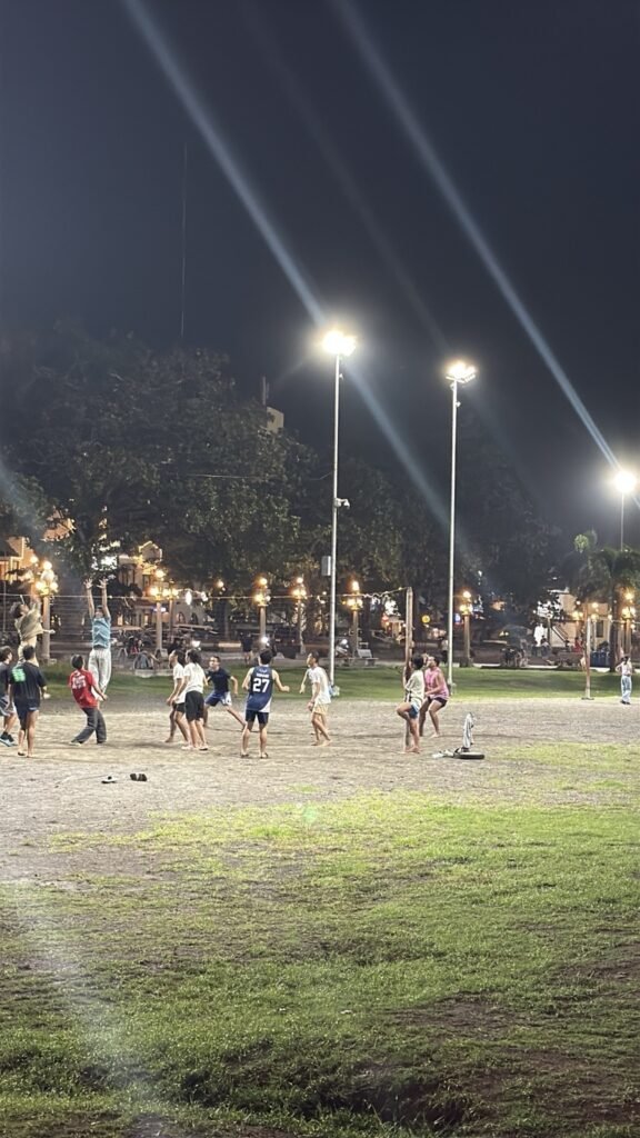 “ADTO TA SA PANTAWAN” 4 Open-field play at Pantawan after dark.