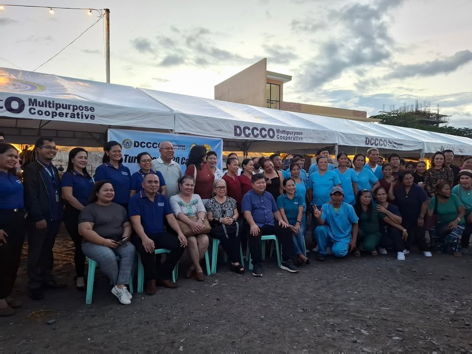 Canopies donated by the DCCCO Multipurpose Cooperative for Pantawan's massage therapists, May 2025. (BNNO)