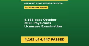 Over 4,100 New Doctors Licensed After October 2026 Board Exam