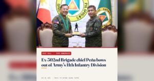 Negros Oriental Brigade Vet Peña Exits 11th Division