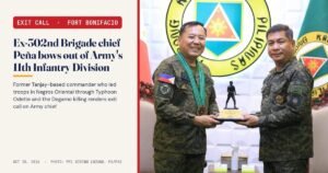 Negros Oriental Brigade Vet Peña Exits 11th Division